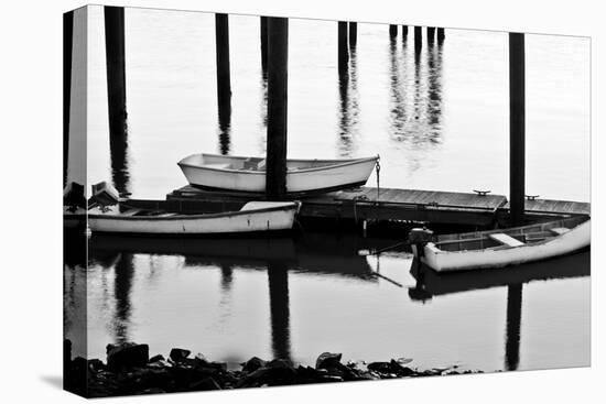 Skiffs in Rye Harbor, New Hampshire-Jerry & Marcy Monkman-Premier Image Canvas