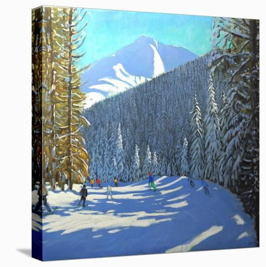 Skiing, Beauregard La Clusaz, 2012-Andrew Macara-Premier Image Canvas