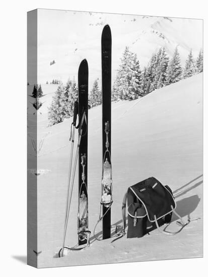 Skiing Equipment-null-Premier Image Canvas
