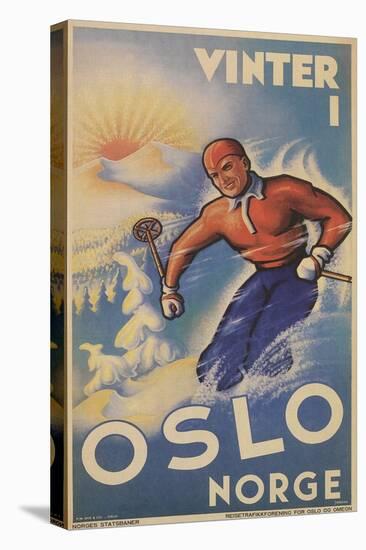 Skiing in Oslo, Norway-null-Stretched Canvas