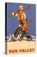 Skiing in Sun Valley, Idaho, Graphics-null-Stretched Canvas