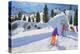 Skiing, Rock City, Selva Gardena, Italy, 2016-Andrew Macara-Premier Image Canvas