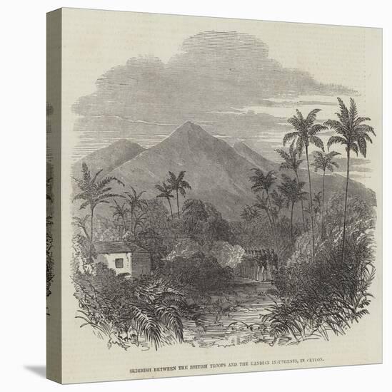 Skirmish Between the British Troops and the Kandian Insurgents, in Ceylon-null-Premier Image Canvas