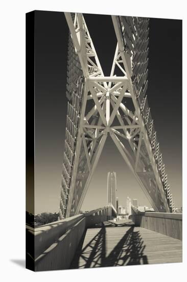 Skydance Footbridge over Highway I-40, Oklahoma City, Oklahoma, USA-Walter Bibikow-Premier Image Canvas