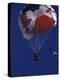 Skydiver with Red, White and Blue Parachute-null-Premier Image Canvas