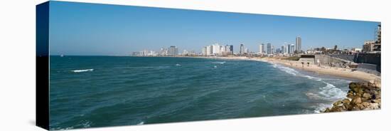 Skyline and Mediterranean Sea, Tel Aviv, Israel-null-Premier Image Canvas