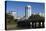 Skyline by the Arkansas River, Wichita, Kansas, USA-Walter Bibikow-Premier Image Canvas