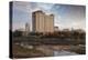 Skyline by the Arkansas River, Wichita, Kansas, USA-Walter Bibikow-Premier Image Canvas