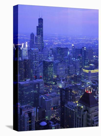 Skyline Dusk, Chicago, IL-Mark Gibson-Premier Image Canvas