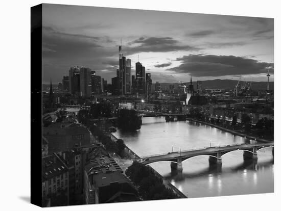 Skyline, Frankfurt-Am-Main, Hessen, Germany-Walter Bibikow-Premier Image Canvas