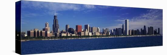 Skyline from Lake Michigan, Chicago, Illinois, USA-null-Premier Image Canvas