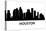 Skyline Houston-unkreatives-Stretched Canvas
