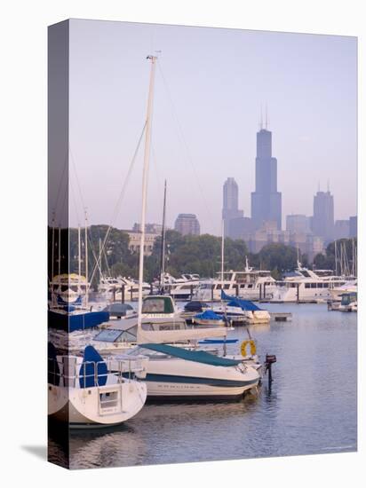 Skyline Including Sears Tower, Chicago, Illinois-Alan Copson-Premier Image Canvas