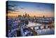 Skyline of Frankfurt, Germany, the Financial Center of the Country.-SeanPavonePhoto-Premier Image Canvas