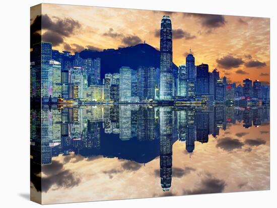 Skyline of Hong Kong Island-Sean Pavone-Premier Image Canvas