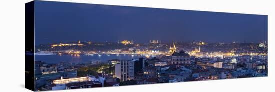 Skyline of Istanbul from the Beyoglu Area, Istanbul, Turkey-Jon Arnold-Premier Image Canvas