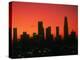 Skyline of Los Angeles at Sunset, CA-Mitch Diamond-Premier Image Canvas