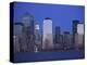 Skyline of Manhattan at Twilight-Alan Schein-Premier Image Canvas