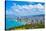 Skyline of Oahu Hawaii-null-Stretched Canvas