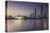 Skyline of Tianhe at dusk, Guangzhou, Guangdong, China, Asia-Ian Trower-Premier Image Canvas