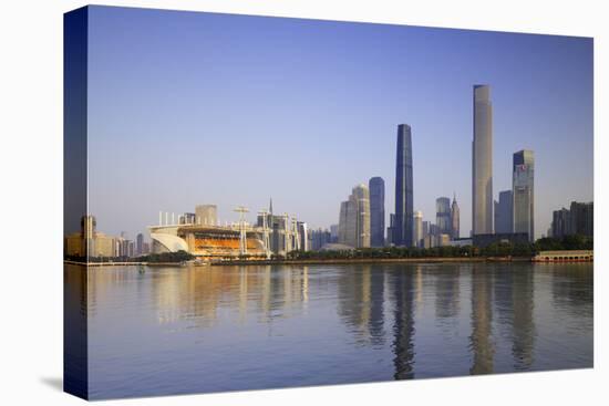 Skyline of Tianhe, Guangzhou, Guangdong, China, Asia-Ian Trower-Premier Image Canvas