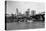 Skyline View - Tacoma, WA-Lantern Press-Stretched Canvas