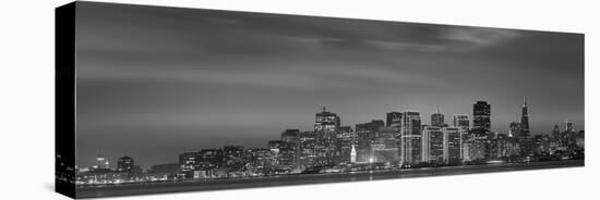 Skyline Viewed from Treasure Island, San Francisco, California, USA-null-Stretched Canvas