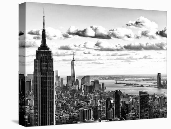 Skyline with the Empire State Building and the One World Trade Center, Manhattan, NYC-Philippe Hugonnard-Premier Image Canvas