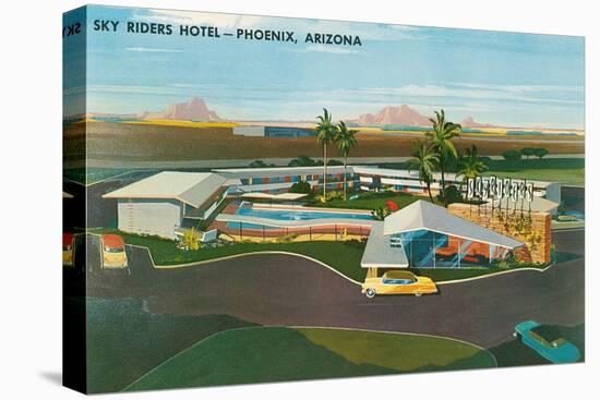 Skyriders Hotel, Phoenix, Arizona-null-Stretched Canvas