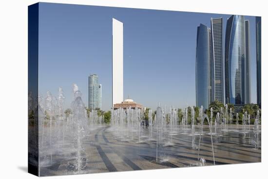 Skyscraper Adnoc Headquarters, 342 M, Abu Dhabi, United Arab Emirates, Middle East-Bruno Barbier-Premier Image Canvas