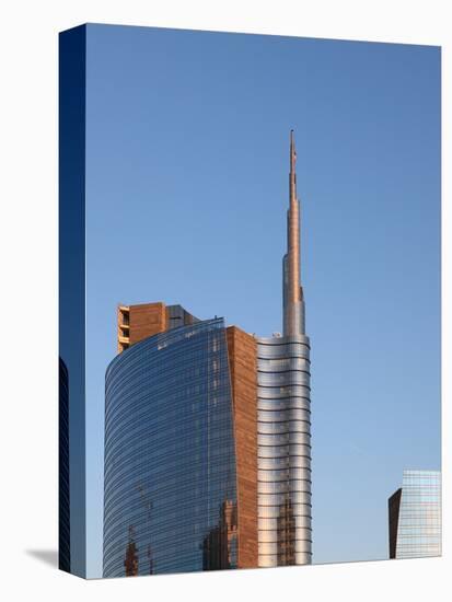 Skyscraper at Sunset, Garibaldi District, Milan, Lombardy, Italy, Europe-Vincenzo Lombardo-Premier Image Canvas