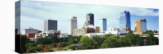 Skyscrapers in a city, Little Rock, Arkansas, USA-null-Premier Image Canvas