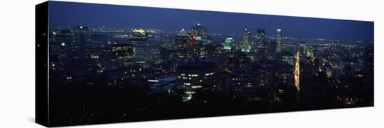 Skyscrapers in a City, Montreal, Quebec, Canada-null-Premier Image Canvas