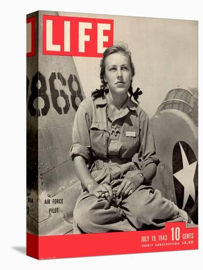 Slade Learns to be Ferry Pilot for Air Force, Women's Flying Training Detachment, July 19, 1943-Peter Stackpole-Premier Image Canvas