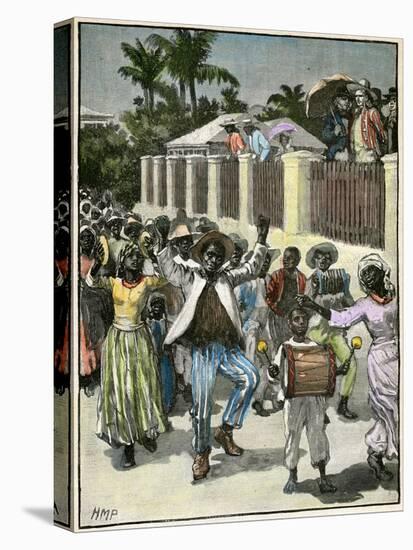 Slavery Emancipation Festival in Barbados, C1880-null-Premier Image Canvas