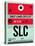 SLC Salt Lake City Luggage Tag I-NaxArt-Stretched Canvas