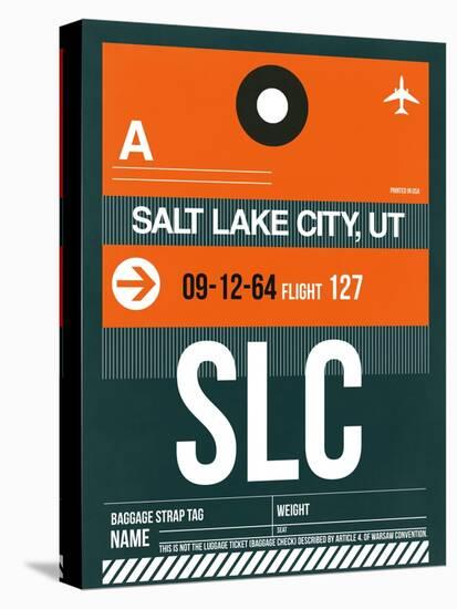 SLC Salt Lake City Luggage Tag II-NaxArt-Stretched Canvas