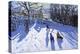 Sledging, Hartington, Buxton-Andrew Macara-Premier Image Canvas