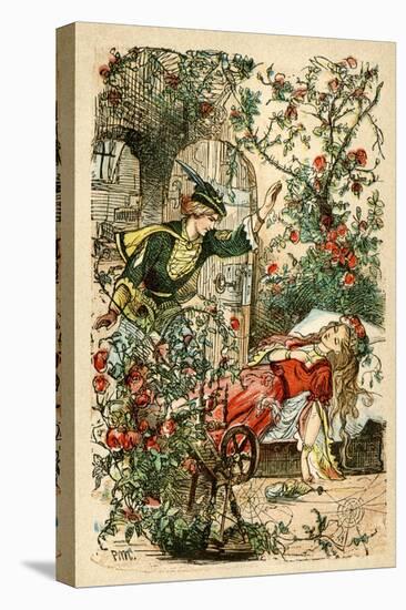 Sleeping Beauty, from a Berlin Edition of Grimms' Fairy Tales, 1865-null-Premier Image Canvas