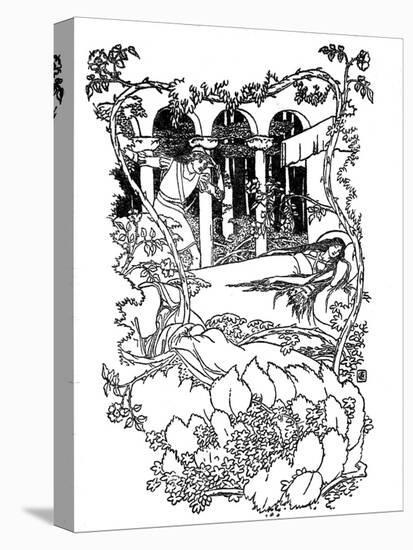 Sleeping Beauty illustrated by Walter Crane-Walter Crane-Premier Image Canvas