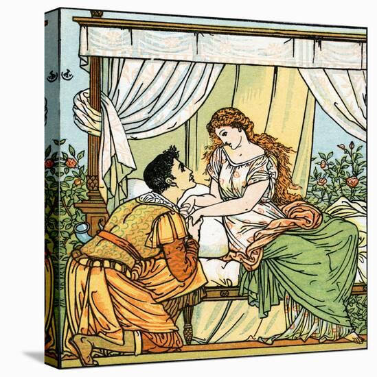 Sleeping Beauty illustrated by Walter Crane-Walter Crane-Premier Image Canvas