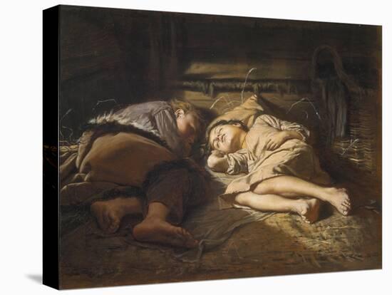 Sleeping Children, 1870-Viano-Premier Image Canvas