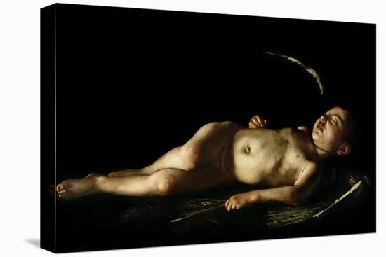 Sleeping Cupid, 1608-Caravaggio-Premier Image Canvas