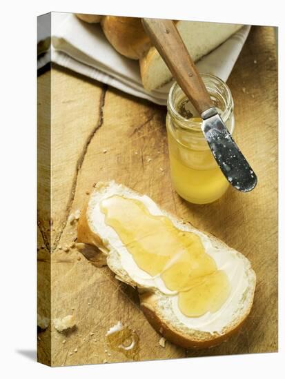 Slice of Bread Plait with Butter and Honey-null-Premier Image Canvas