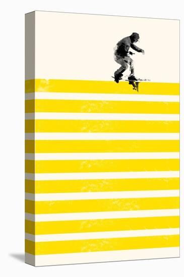 Slide in Stripes-Robert Farkas-Stretched Canvas