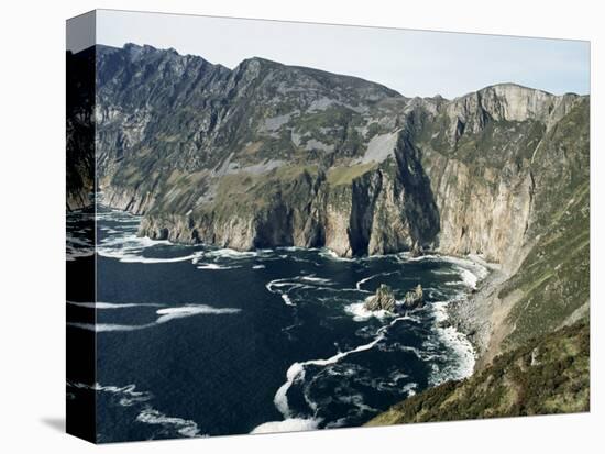 Slieve League Sea Cliffs, Rising to 300M, County Donegal, Ulster, Eire (Republic of Ireland)-Gavin Hellier-Premier Image Canvas