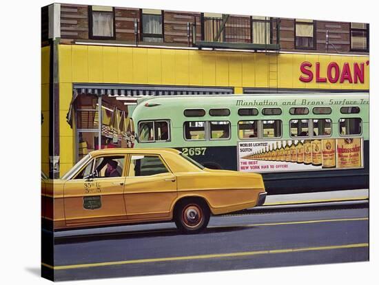 Sloan's-Richard Estes-Stretched Canvas