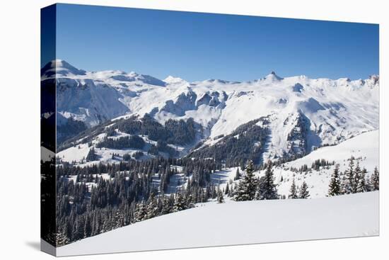 Slope on the Skiing Resort Flumserberg. Switzerland-swisshippo-Premier Image Canvas