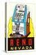 Slot Machine Graphic, Reno, Nevada-null-Stretched Canvas