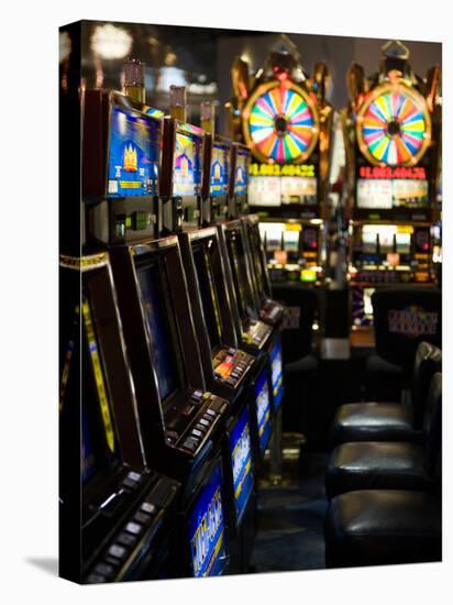 Slot Machines at an Airport, Mccarran International Airport, Las Vegas, Nevada, USA-null-Premier Image Canvas